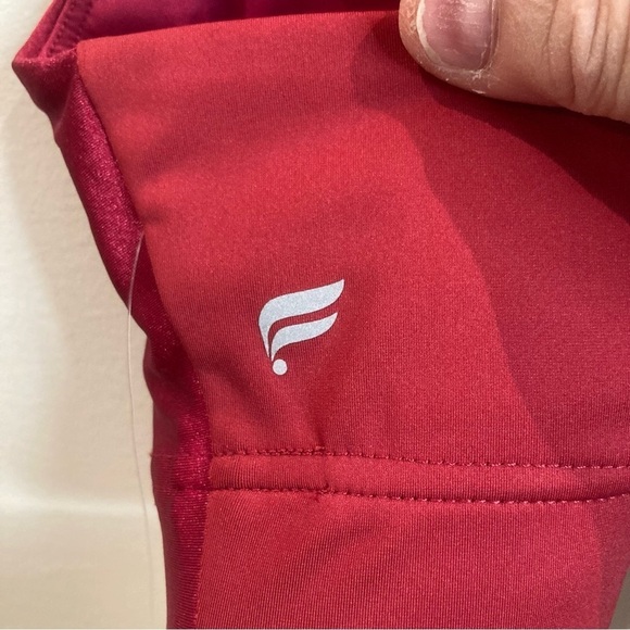 FABLETICS Sz L Paige Low Impact Metallic Elastic Straps Comfort Band Sports Bra - Picture 6 of 8